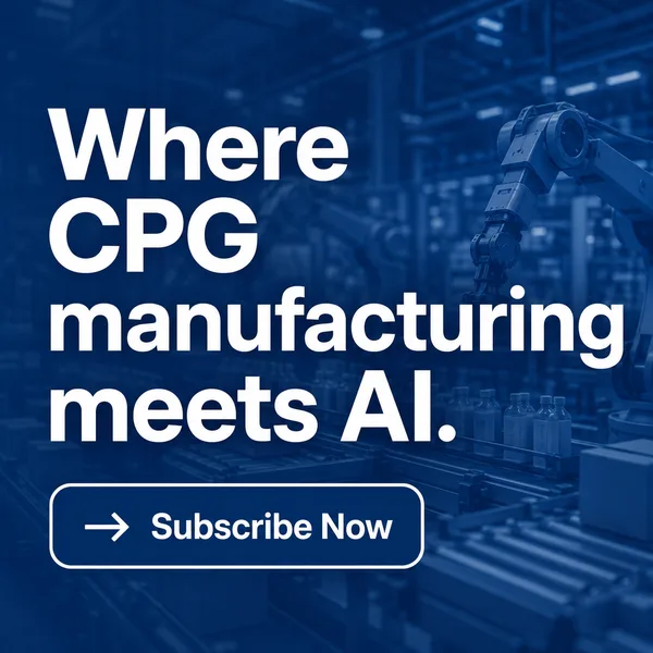 Where CPG manufacturing meets AI.