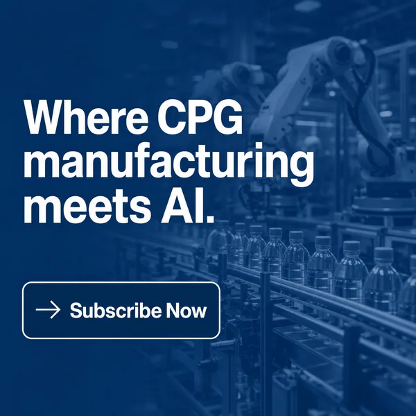 Where CPG manufacturing meets AI.