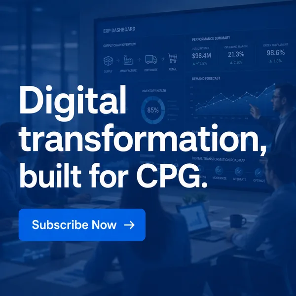 Digital transformation, built for CPG.