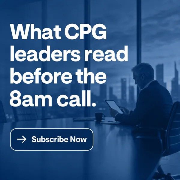 What CPG leaders read before the 8am call.