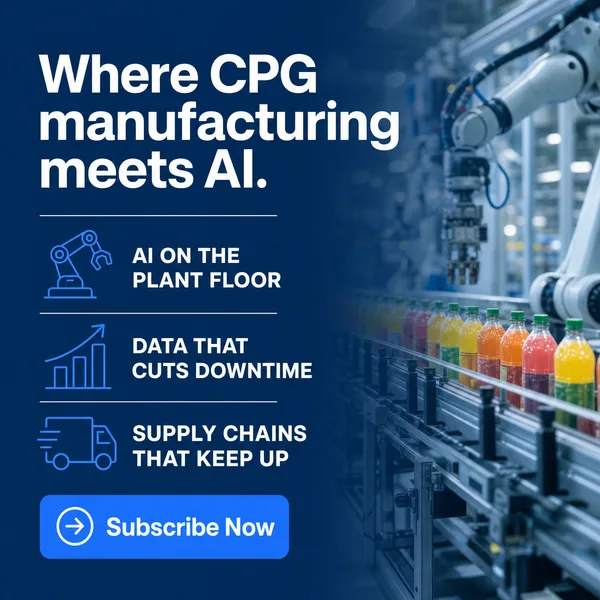 Where CPG manufacturing meets AI.
