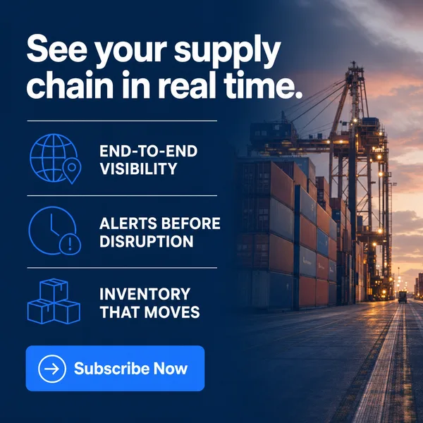 See your supply chain in real time.