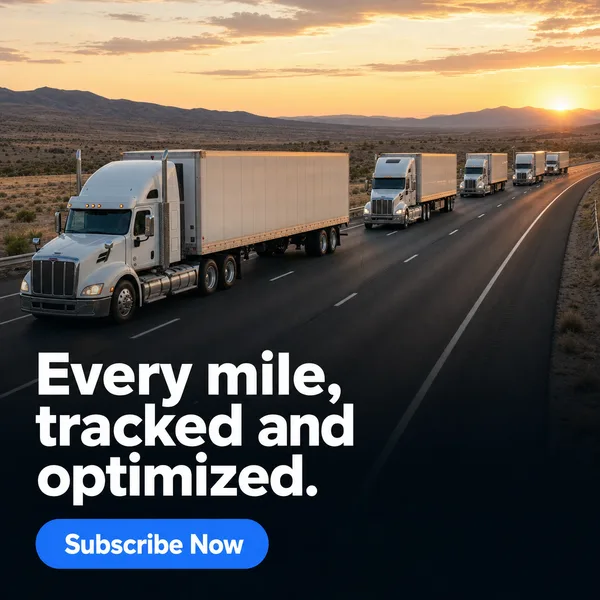 Every mile, tracked and optimized.