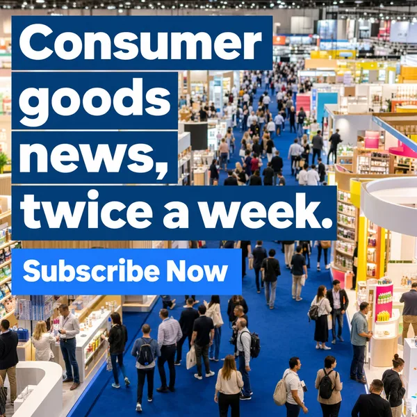 Consumer goods news, twice a week.